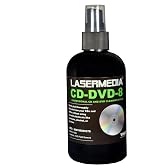 TME CD DVD Cleaning Solution Fluid (Not a Scratch Remover) 8 Ounce (237 ML) Spray Bottle Cleaner CD-DVD-8 Made in USA
