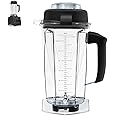 UPGRADED for Vitamix Blender Pitcher 64oz, for vitamix 5200 blender pitcher fit for 5200 6300 vm0103/vm0197 E310/320,for vitamix blender cup Classic C/Commercial/Explorian etc.5 YR Warranty