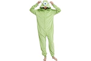 Yemnut Snug Fit Adult Unisex Onesie Cosplay Costume，One Piece Pajama Halloween Homewear Suit for Women and Men