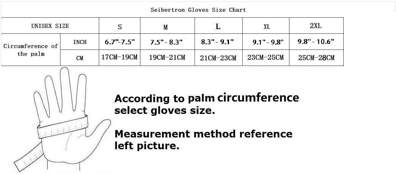Seibertron SP2 SP-2 Men's Leather On-Road Motorcycle Gloves Genuine Leather Motocross Motobike Motorcycle Racing sports gloves (White - Image 4