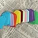 WARMBUY Colorful Gift Tags with Jute Twine, 200Pcs