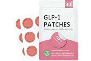 FLETUTE GLP-1 Patch, 30 Counts Suitable for Men and Women's Body Care Management, Long-Lasting Formula GLP Patches Support
