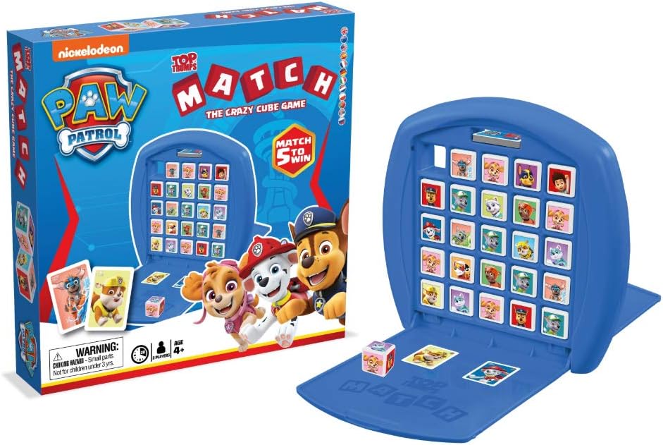 PAW PATROL Top Trumps Match Board Game 