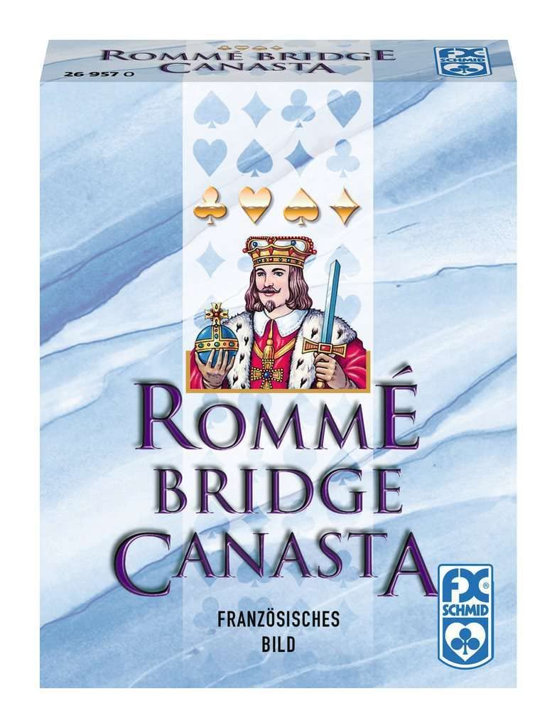 Ravensburger 26957 Rummy Bridge Canasta, Card Games from 8 Years, Classic