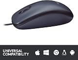Logitech B100 Wired USB Mouse 3-Buttons Optical Ambidextrous Black view 5