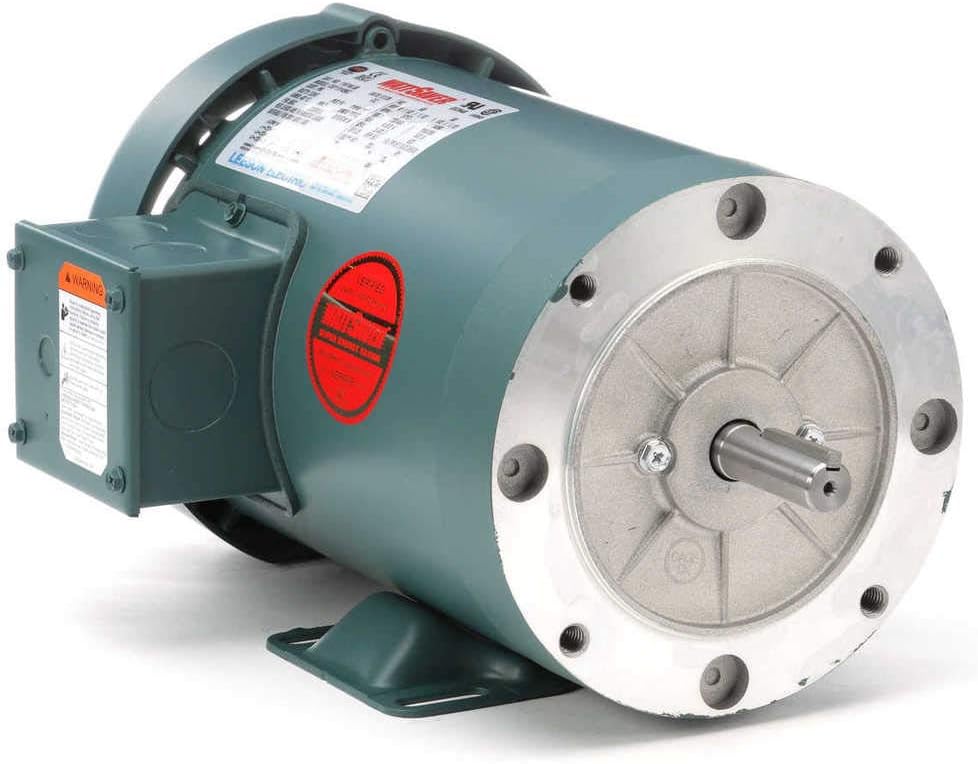 1.5 hp 1725 RPM 56C Frame TEFC CFace (Rigid Base) 230/460V Leeson