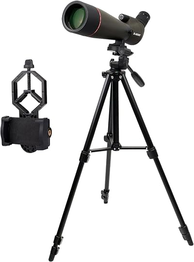 SVBONY SV13 20-60x80 Spotting Scope with Tripod IPX7 Waterproof Angled