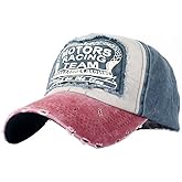 YULOONG Classic Baseball Cap 100% Cotton Vintage Washed Denim Dad Hat Adjustable Size for Man Women Unisex