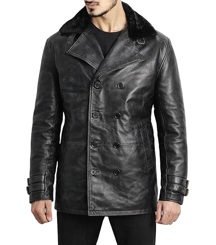 Men's Black Resident RE6 Evil Leon S Kennedy Leather Jacket
