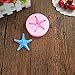 Efivs Arts Ocean Series Silicone Mold Fondant Mold Cupcake Cake Decoration Tool Starfish Set Large 3.58