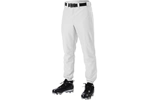 Alleson Athletic Boys Elastic Bottom Baseball Pants – Classic Fit, Durable Fabric, and Secure Waistband