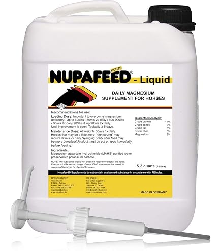 Nupafeed L-Carnitina Líquido Diario para Caballos 1 Litro : Productos para Animales