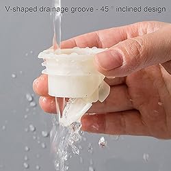 White Odor Proof Shower Floor Drain Backflow