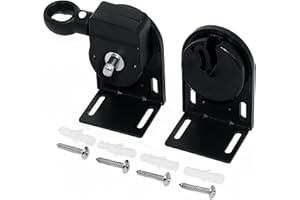 Lihopefe Cordless Bracket, Universal Replacement mounting Bracket for Outdoor/Indoor Sun Blind (Black)