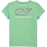 Vineyard Vines Girls Girls' Shamrock Whale Fill Short-Sleeve Pocket Tee