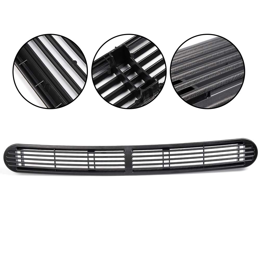 Black Truck Dash Defrost Front Vent Cover Bumper Grille Grill Panel Replacement For Chevy Blazer S10 GMC Envoy Jimmy Sonoma Oldsmobile SUV Pickup Truck OEM 15046436