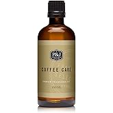 P&J Trading - Coffee Cake Scented Oil 100ml - Fragrance Oil for Candle Making, Soap Making, Diffuser Oil