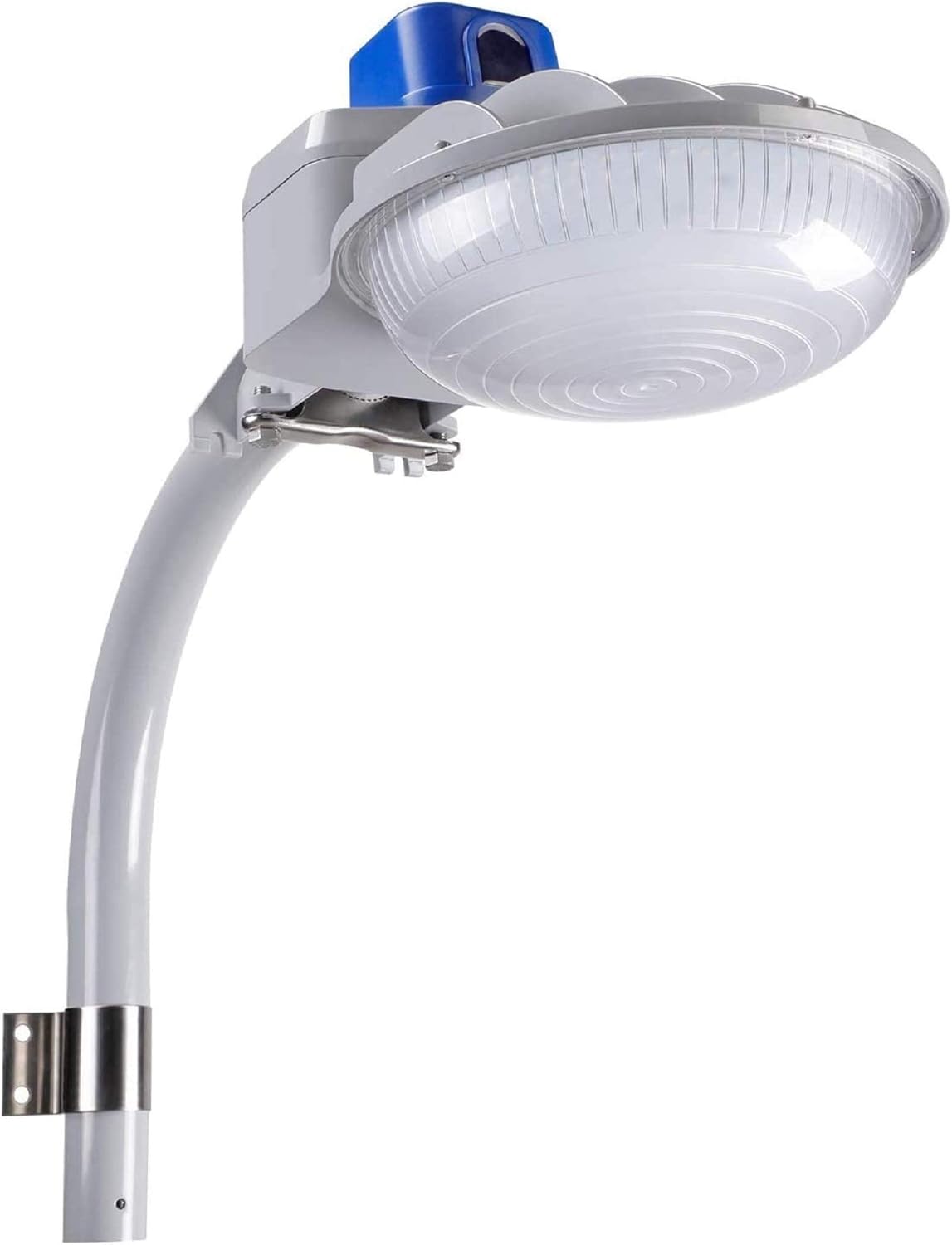 LEONLITE 75W LED Dusk to Dawn Barn Light, ETL Listed, Outdoor Security Area Lights with Photocell, IP65 Waterproof, Mounting Arm Included, 5000K Daylight, for Farm, Backyard, Street, Silver: Home Improvement