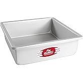 Fat Daddio's PSQ-993 Anodized Aluminum Square Cake Pan, 9 x 3 Inch