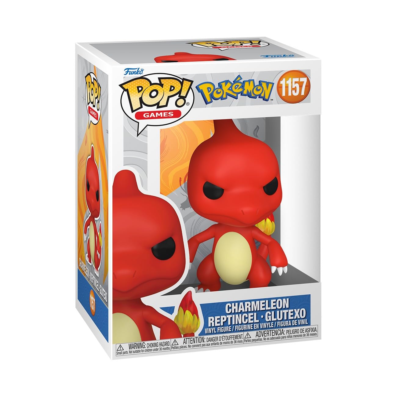 Photo 1 of **OPEN BOX**Funko Pop! Games: Pokemon - Charmeleon - Collectable Vinyl Figure - Gift Idea - Official Merchandise - Toys for Kids & Adults - Comic Fans - Model Figure for Collectors and Display