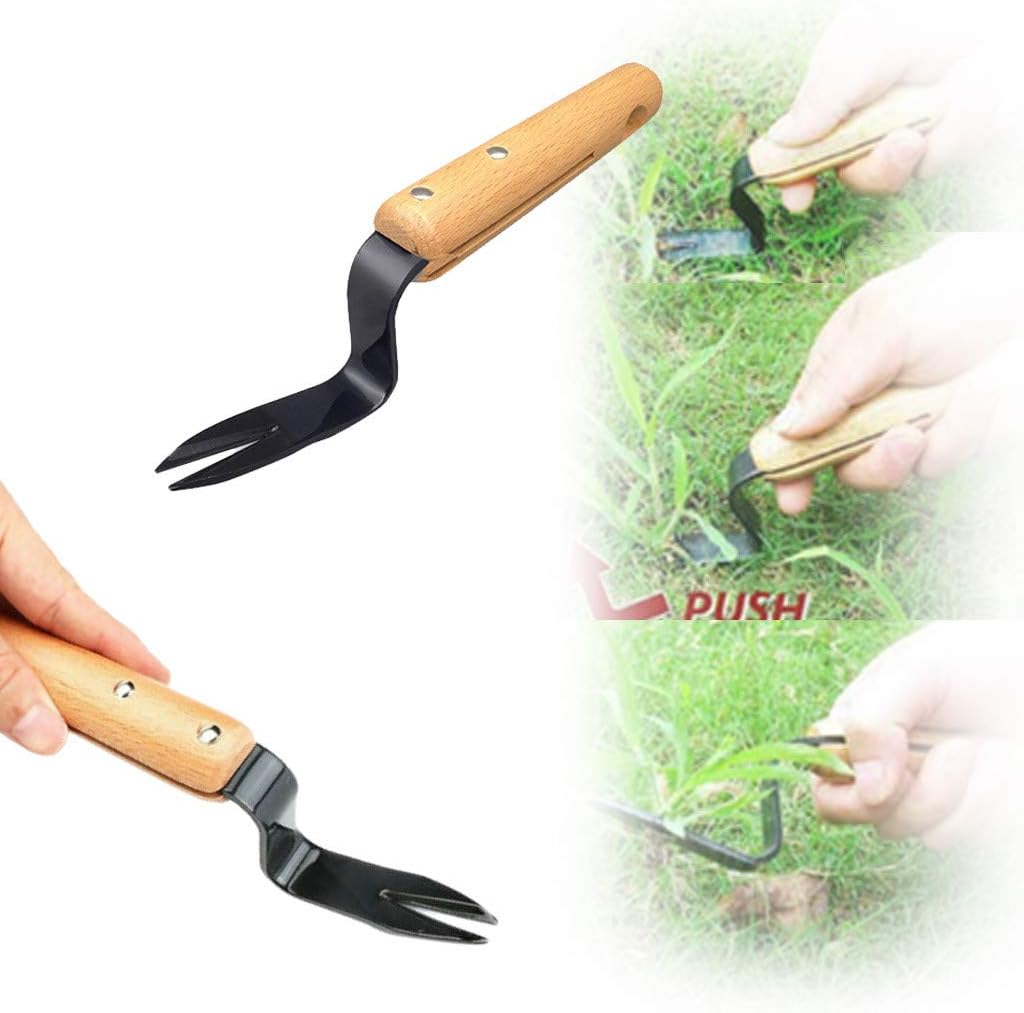 CarJTY Couteau Désherbeur,Outil de désherbage Manuel en Acier