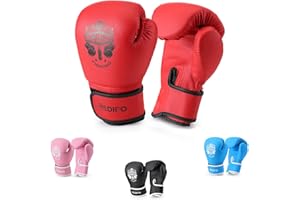 Redipo Kids Boxing Gloves, Sponge Foam Training Sparring Gloves Thai Kick Boxing for Kid and Youth, Suitable for Boys and Girls Age 3 to 9 Years