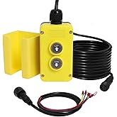 4 Wire Dump Trailer Remote Control Switch 12V DC for Hydraulic Pump Power Supply Unit Pack Double Acting Dump Trailer Lift Un