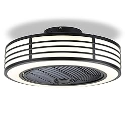 Asyko Bladeless Ceiling Fan - 22" Low Profile Flush