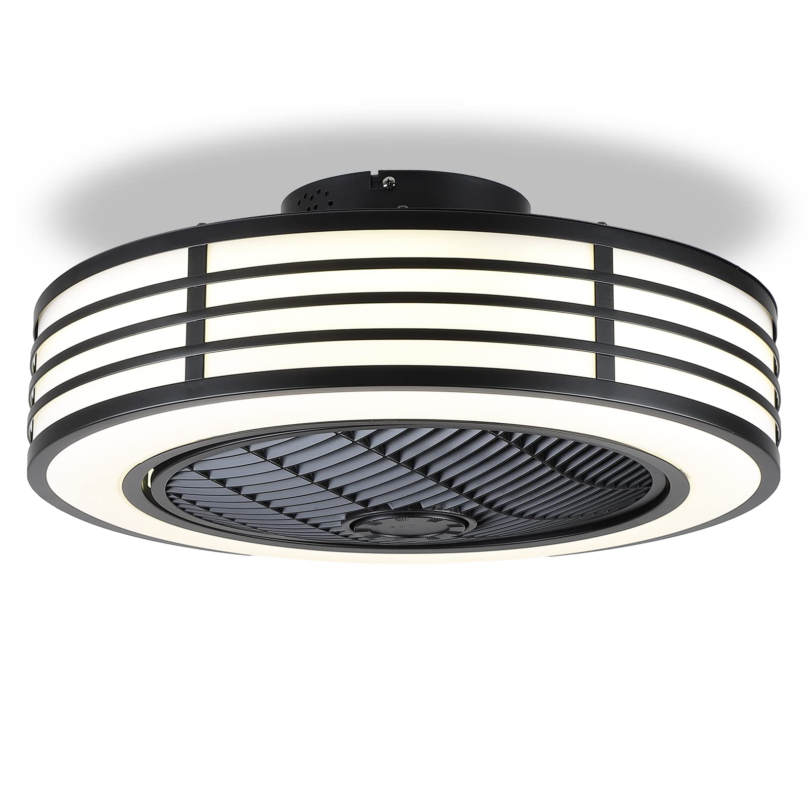 Asyko Bladeless Ceiling Fan - 22" Low Profile Flush
