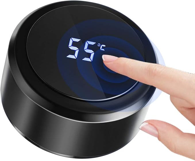 Homealexa Coffee Cups Travel Mugs, ,Black Cup lid for Water Bottle LED