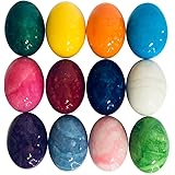 MADE IN ITALY Italian Alabaster Eggs - Set of 12 Easter Eggs
