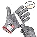 Cut Resistant Gloves, High Performance Level 5 ProtectionSafety Kitchen Gloves(Medium)
