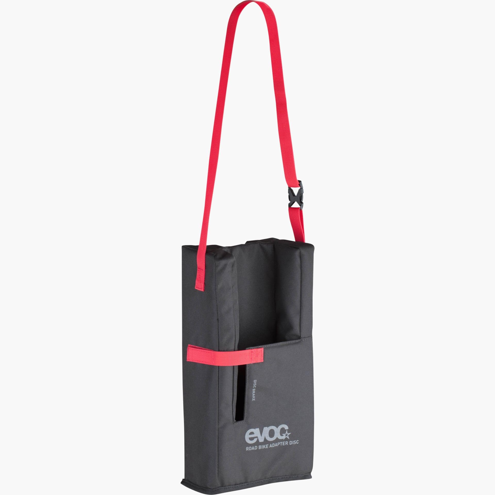 EVOC ROAD BIKE ADAPTER DISC bike transport bag accessory (for racing and triathlon bikes, for optimizing the packing position, suitable BIKE TRAVEL BAG BIKE TRAVEL BAG PRO), black