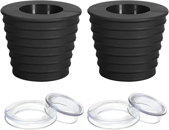 Amazon Com Tagvo Patio Umbrella Cone Wedge And 2 Clear Table Umbrella Hole Ring And Cap Set Table Umbrella Hole Wedge Ring Plug Fits Umbrella Pole Diameter 1 5 For Glass Patio Garden