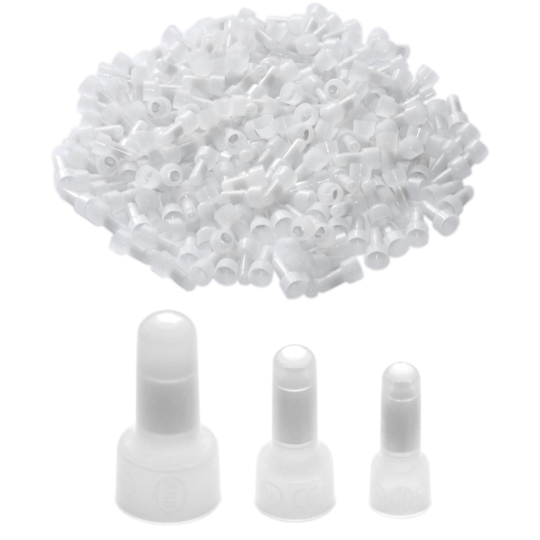 400 PCS Nylon Insulation Wire Crimp Terminals,Wire Caps, Crimp Closed End Connectors