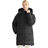 Orolay CHIIONE Winter Puffer Jacket Women's Mid-Length Relaxed Fit Warm Down Coat with Hood, Windproof Winter Parka