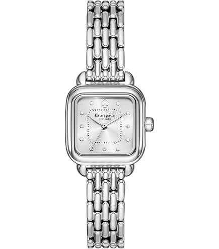 Kate Spade Silver Crystal Mesh Watch KSW1490 Womens metro quartz stainless steel Amazon.co.jp: [ケイトスペード] 時計 レディース タイニー  main image 4