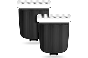 2pcs Replacement Blades for Manscaped, Electric Hair Trimmer Blades Replacement Snap-in Hair Clipper Blade Replacement Compat