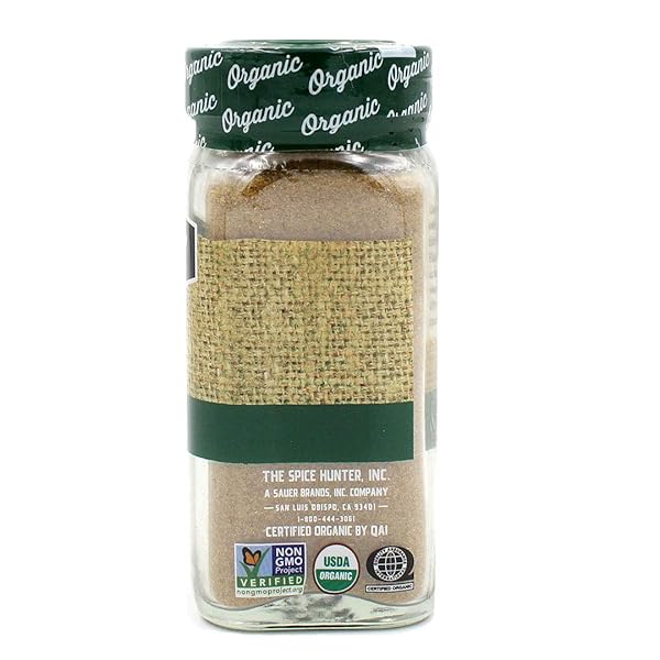 SPICE HUNTER CUMIN, GROUND, ORGANIC, 1.5-OUNCE JAR