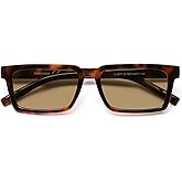 VANLINKER Retro Rectangular Polarized Sunglasses for Women Men Trendy Small Chic 80s 90s Square Sun Glasses VL9877