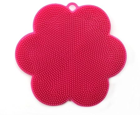 Kochblume Swisch Schwamm Fusselbürste Reinigungsschwamm Blume pink