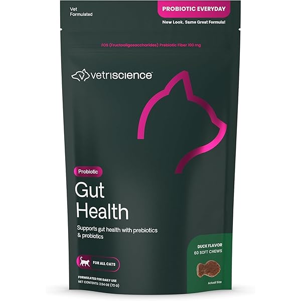 VETRISCIENCE GUT HEALTH CHEWS, PROBIOTIC EVERYDAY DIGESTIVE SUPPLEMENT...