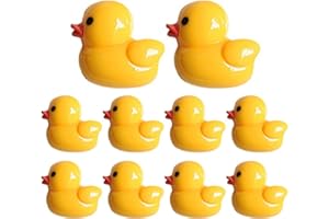 Duck Magnets, 10Pcs Duck Magnets, Creative Design Fridge, Cute Resin Refrigerator Magnet, Decoration for Fridge Home Kitchen 