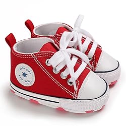 KKIIDDSS Unisex Baby Girls Boys Canvas High-top