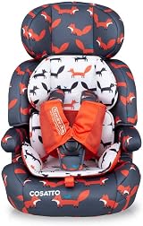 Cosatto Zoomi Toddler Car Seat Booster 9 Months-12 Years Charcoal Mister Fox view 4