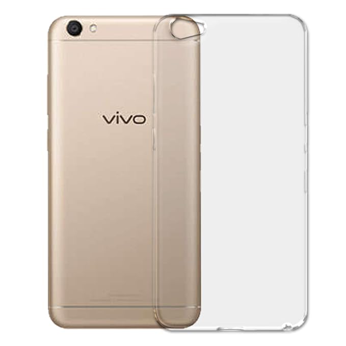 COVERBLACK Rubber Back Cover for Vivo Y55S (Vivo 1610) Transparent Amazon.in Electronics