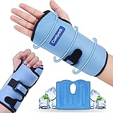 Comfpack Wrist Ice Pack Wrap for Carpal Tunnel Relief, FSA Eligible, Gel Ice Pack for Injuries Reusable for Hand Pain Relief, Hot Cold Compression Wrist Brace for Surgery Recovery, Gift