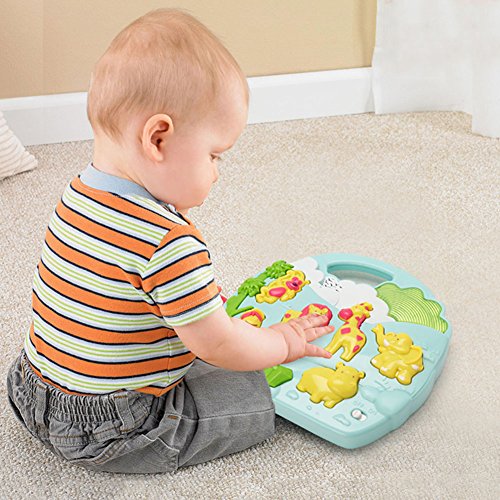 LotFancy Baby Musical Toys with Zoo Animal Sounds for Newborns, Infant Early Educational Developmental Baby Rattle Toys for Kids, Gifts for Baby Thanksgiving Day, Christams Day