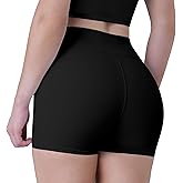 Sunvalix Women's Scrunch Butt Lifting Biker Shorts - High Waisted Seamless Yoga Gym Workout Running Shorts with Tummy Control