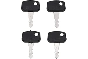 YIHETOP 4PCS Ignition Key 68920 PL50168920 for Kubota BX25 BX1860 BX2350 BX2370 BX2660 GR F ZR ZD RTV500 RTV900 RTV1400 RTV Series Tractor